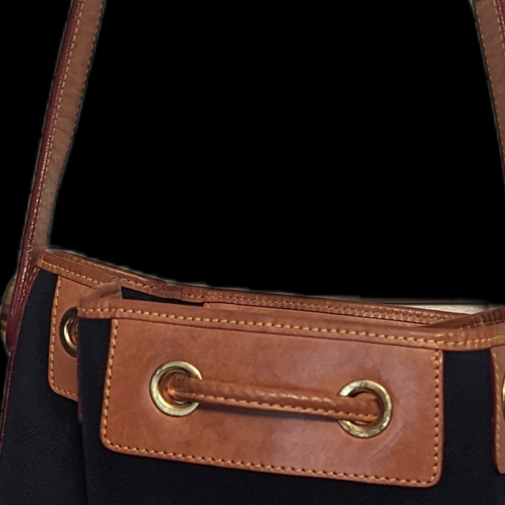 Dooney And Bourke Canvas Drawstring Bucket Bag - image 7